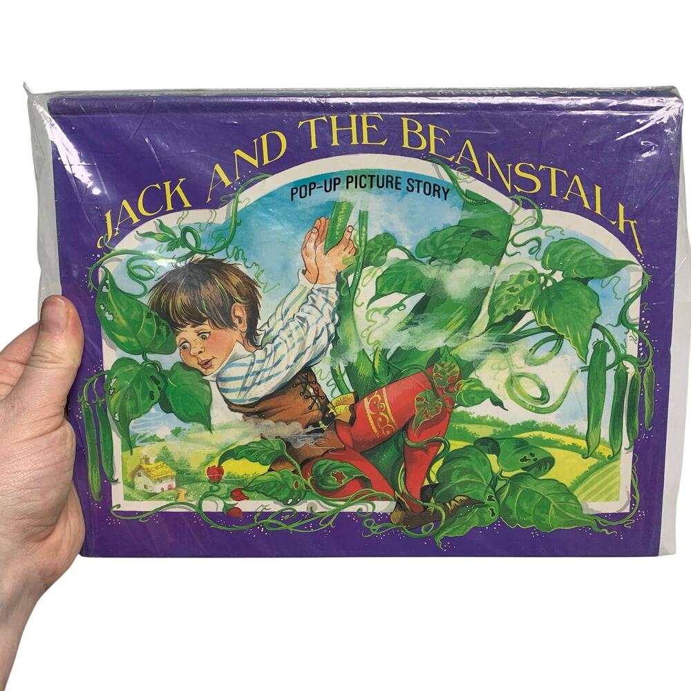 Jack and the Beanstalk Pop-Up Picture Story Book by Pamela Storey 1988 Hardcover